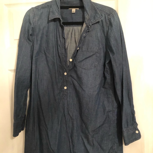 J. Crew Dresses & Skirts - denim shirt dress J. Crew Dresses & Skirts - denim shirt dress